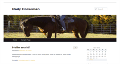 Desktop Screenshot of dailyhorseman.com