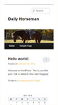 Mobile Screenshot of dailyhorseman.com